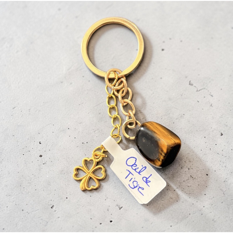 Porte clé oeil de tigre
