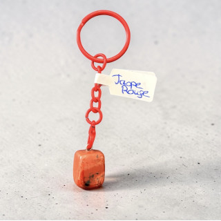 Porte clé jaspe rouge