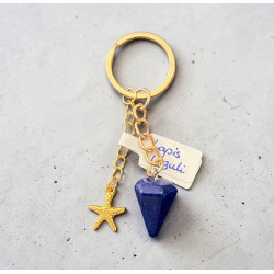 Porte clé lapis lazuli