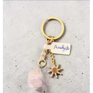 Porte clé améthyste