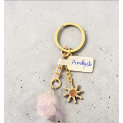 Porte clé améthyste