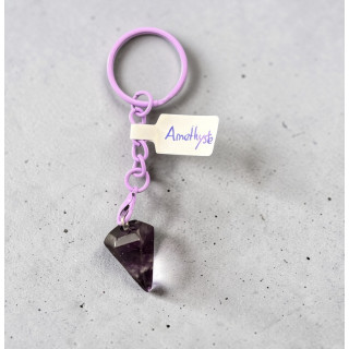 Porte clé améthyste