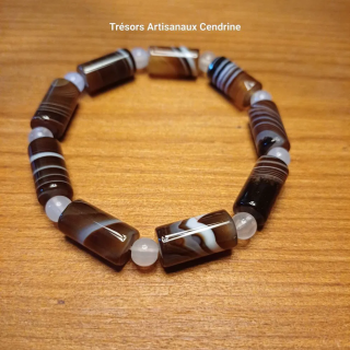 Bracelet en Agate Botswana