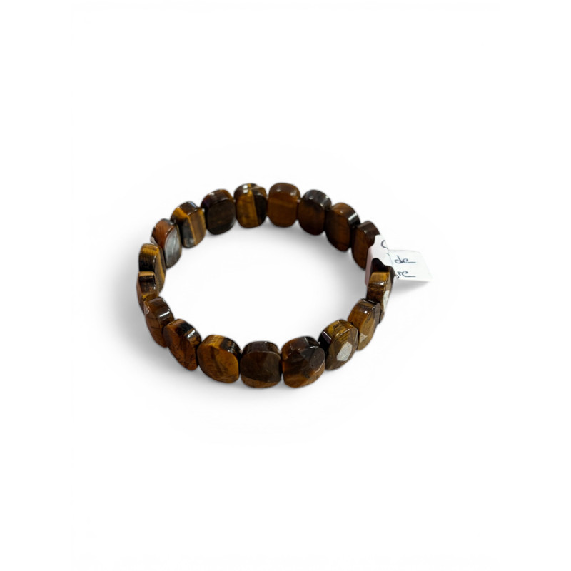 Bracelet en pierres d'oeil de tigre