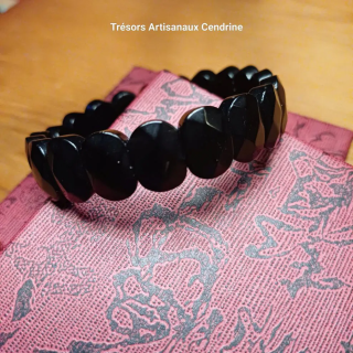 Bracelet en Agate noire
