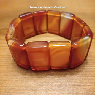Bracelet en Cornaline large