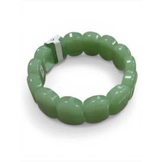 Bracelet en chrysoprase