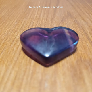 Pierre en forme de coeur de Fluorine