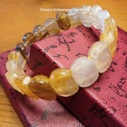 Bracelet en Quartz Hématoide
