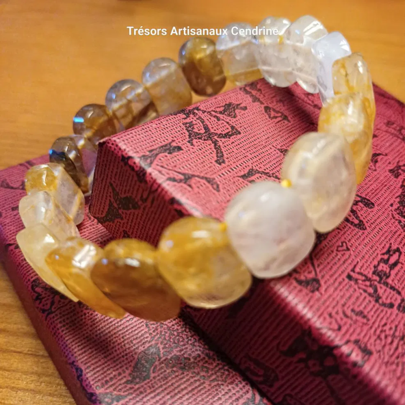 Bracelet en Quartz Hématoide