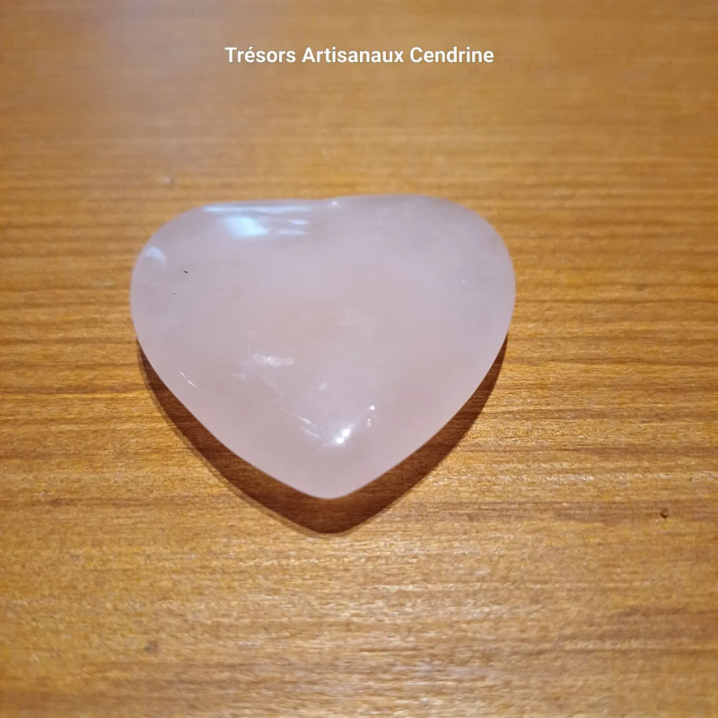 Pierre de Quartz rose coeur