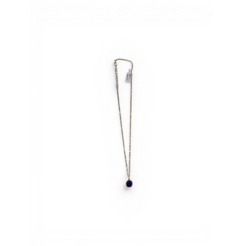 Collier dorée lapis lazuli