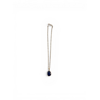 Collier dorée lapis lazuli