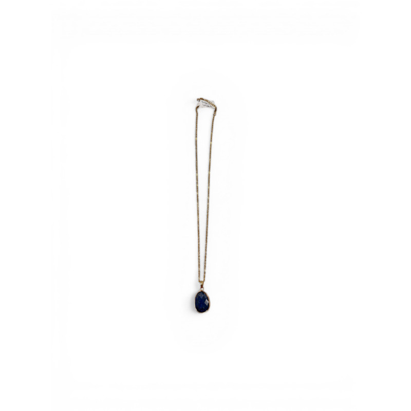Collier dorée lapis lazuli