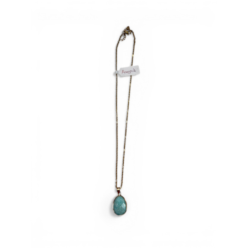 Collier dorée amazonite