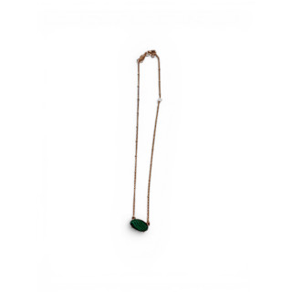 Collier dorée malachite