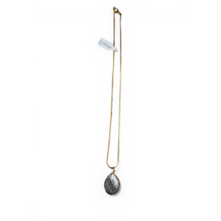 Collier dorée howlite