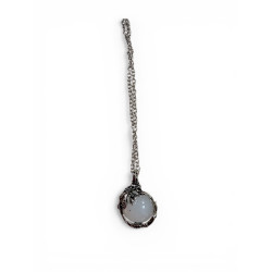 Collier argentée opalite