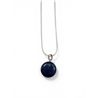 Collier argentée lapis lazuli