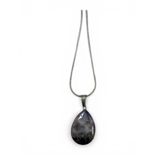 Collier argentée améthyste