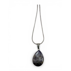 Collier argentée améthyste