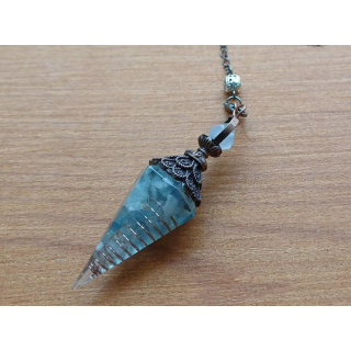 Pendule  Perle d'Aigue marine