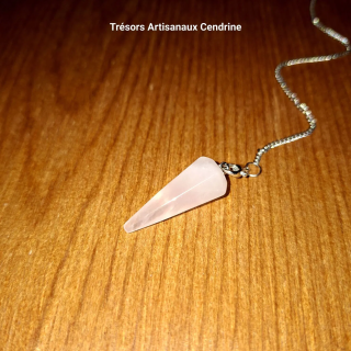 Pendule Pierre de Quartz rose