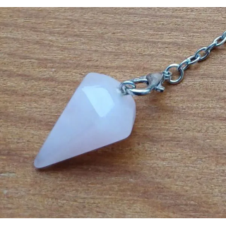 Pendule Pierre de Quartz rose