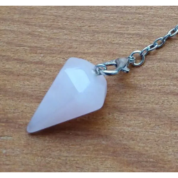 Pendule Pierre de Quartz rose