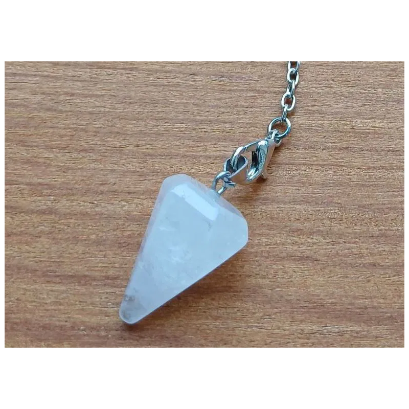 Pendule Pierre de Quartz blanc laiteux