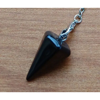 Pendule agate noire