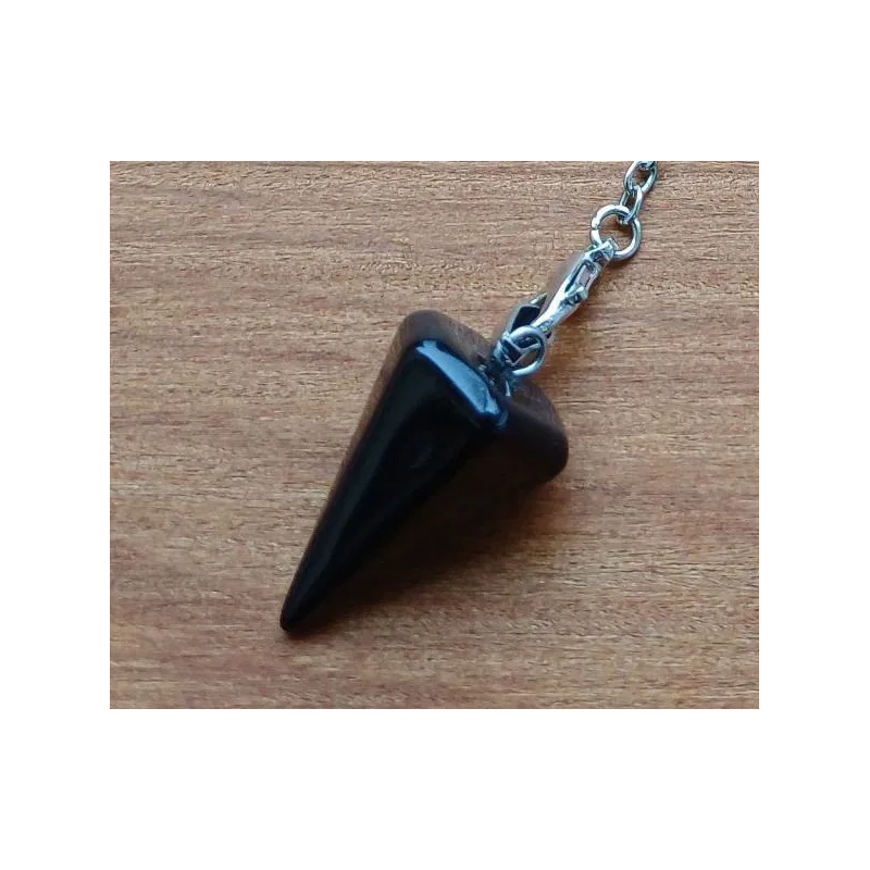 Pendule agate noire