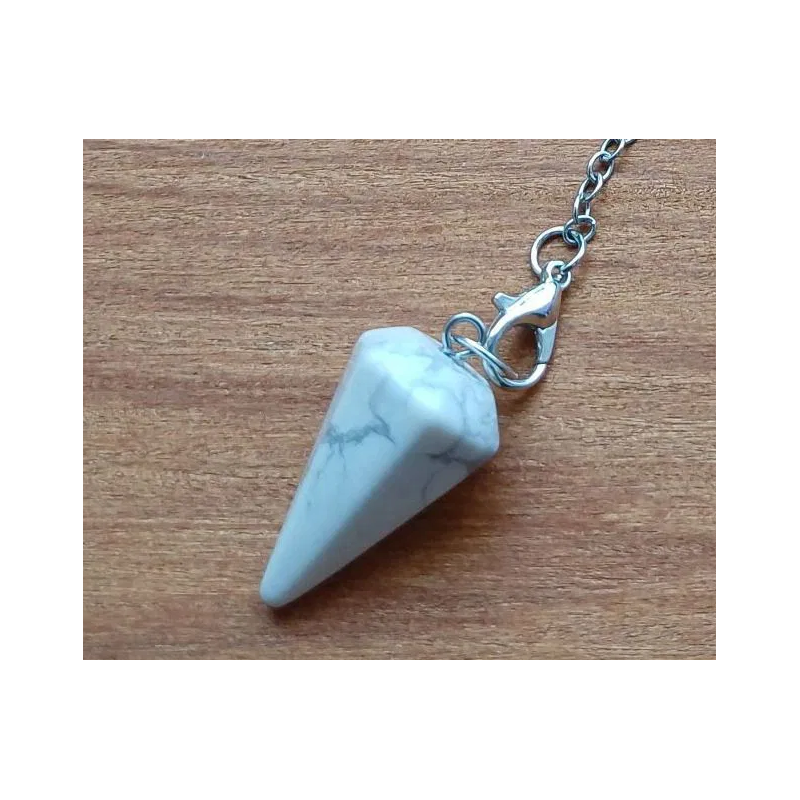 Pendule Pierre de howlite