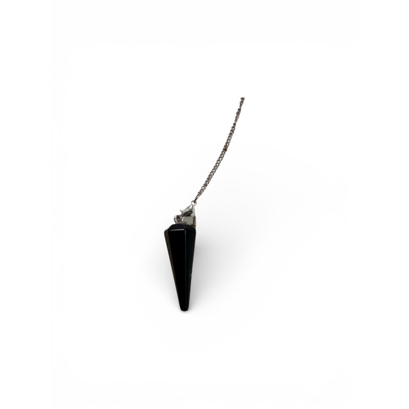 Pendule agate noire