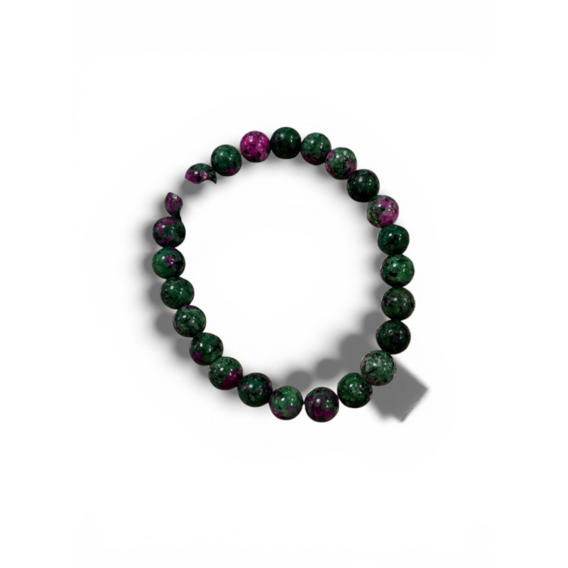 Bracelet en epidote zoisite