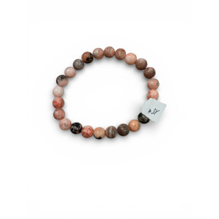 Bracelet en opale rose