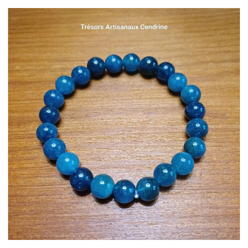 Bracelet en perles d'Apatite
