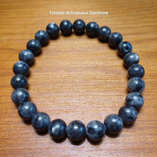 Bracelet en perles de Larvikite