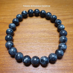 Bracelet en perles de Larvikite