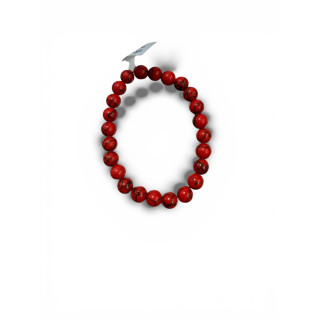 Bracelet en jaspe rouge