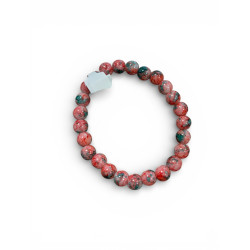 Bracelet en tourmaline arc en ciel