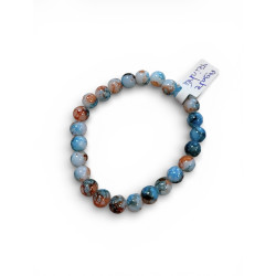 Bracelet en agate teintée