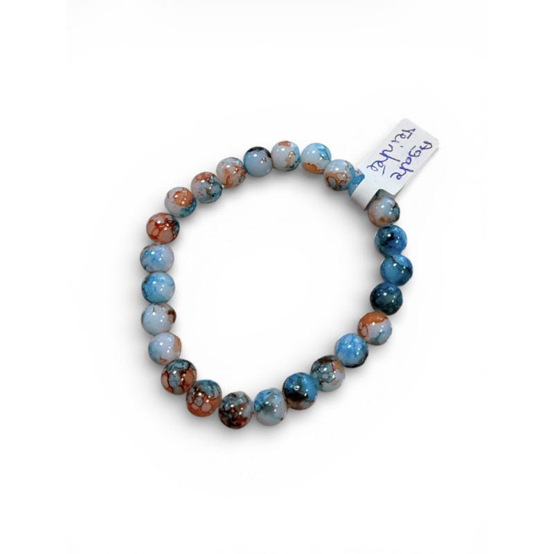 Bracelet en agate teintée