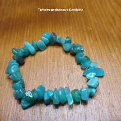 Bracelet en pierres concassées d'Aventurine