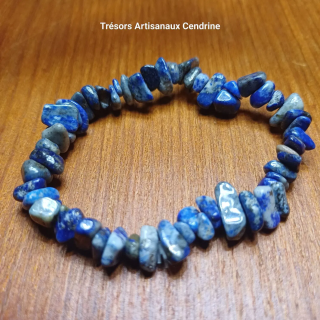 Bracelet en pierres concassées Amazonite