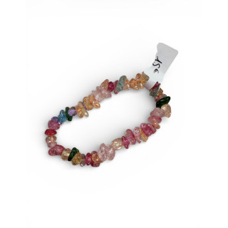 Bracelet en pierres concassées quatz