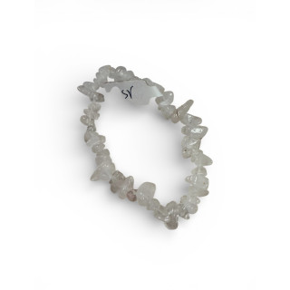 Bracelet en pierres concassées quatz pierre de lune
