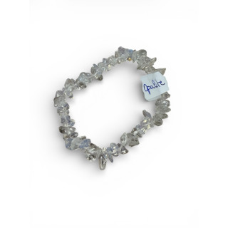 Bracelet en pierres concassées opalite