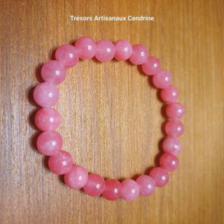 Bracelet en perles spodumène