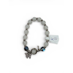 Bracelet en quatz blanc